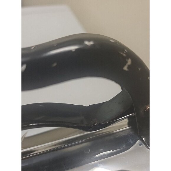 Vintage Chrome Flour Sifter Silver with Black Handle Made in Japan - Picture 14 of 16